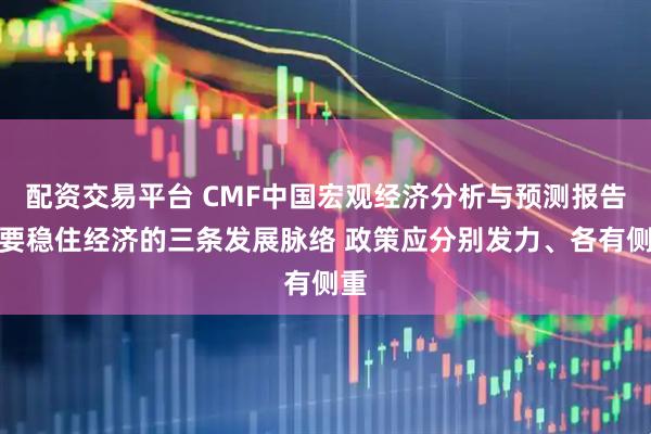 配资交易平台 CMF中国宏观经济分析与预测报告：要稳住经济的三条发展脉络 政策应分别发力、各有侧重